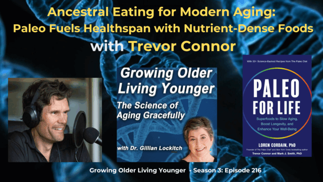Thumbnailn photo for the podcast, Growing Older, Living Younger.
