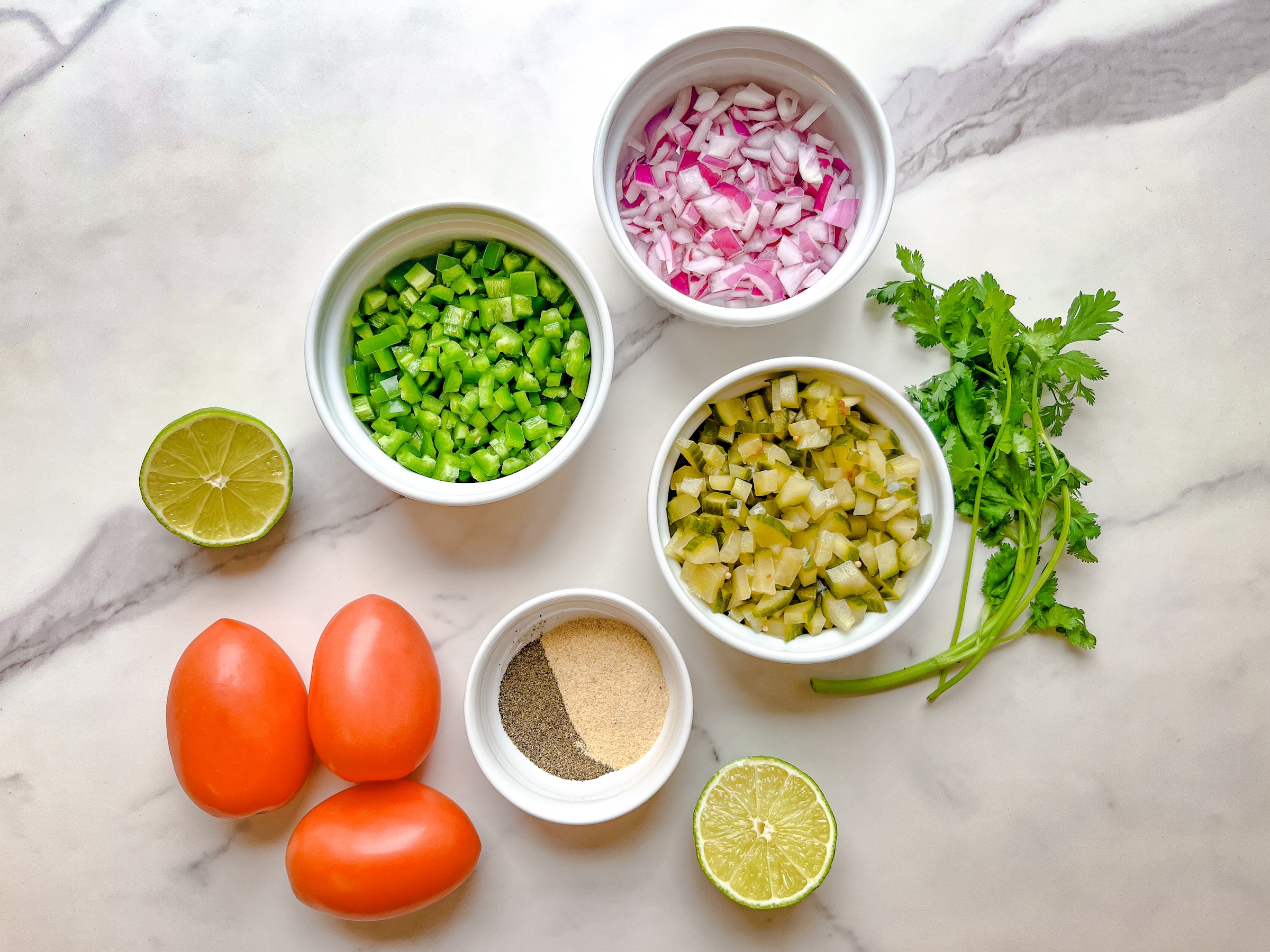 Pickle de gallo ingredients. 