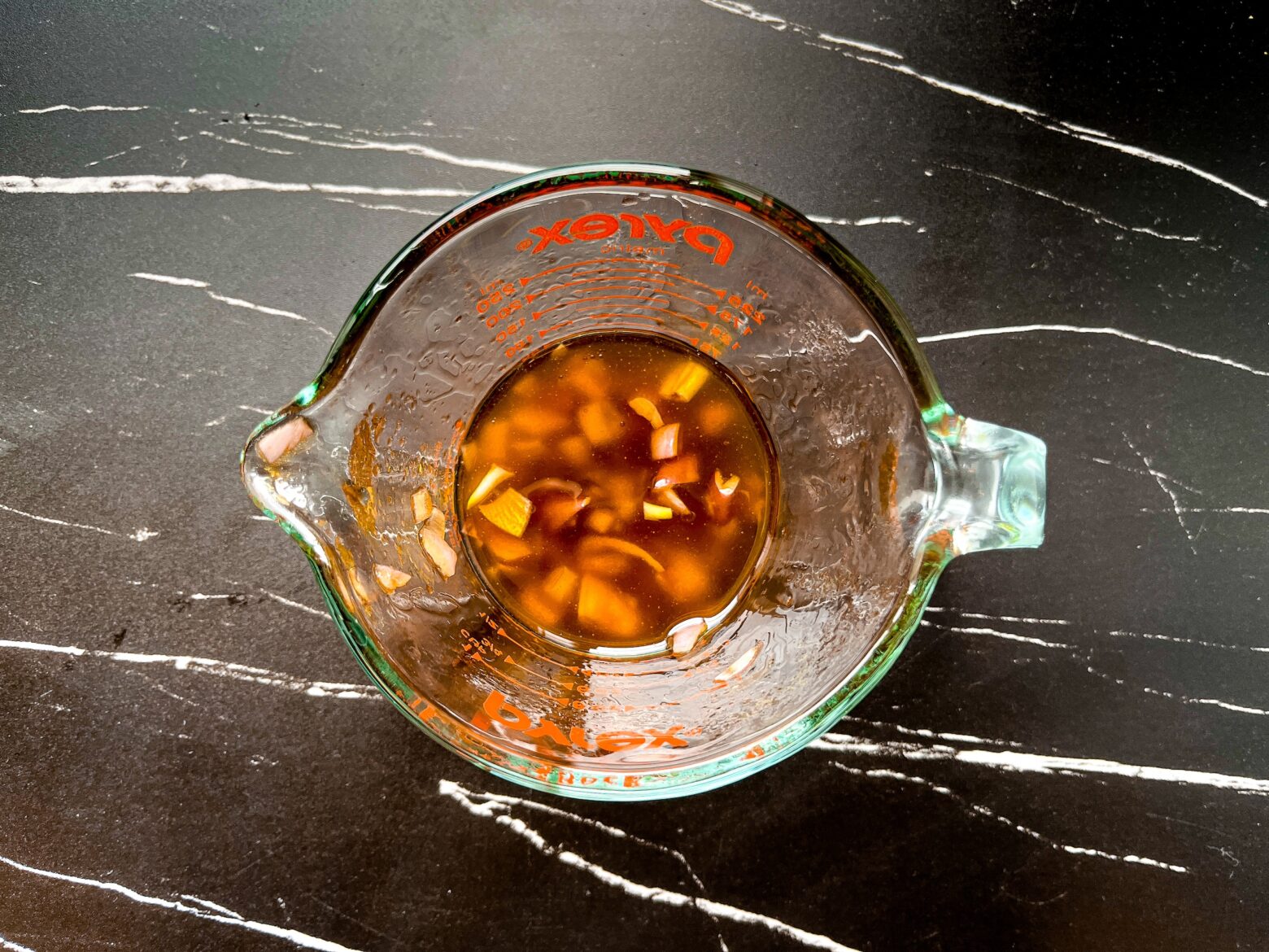 Summer mason jar salad prep with dressing.