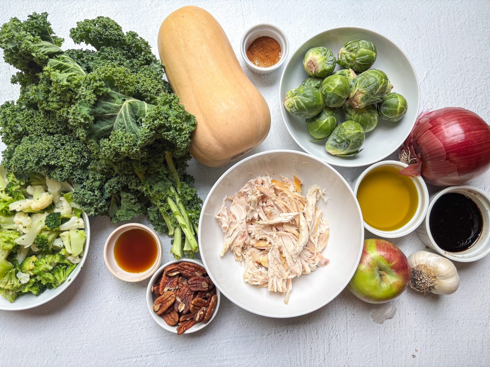 Harvest protein bowl ingredients.