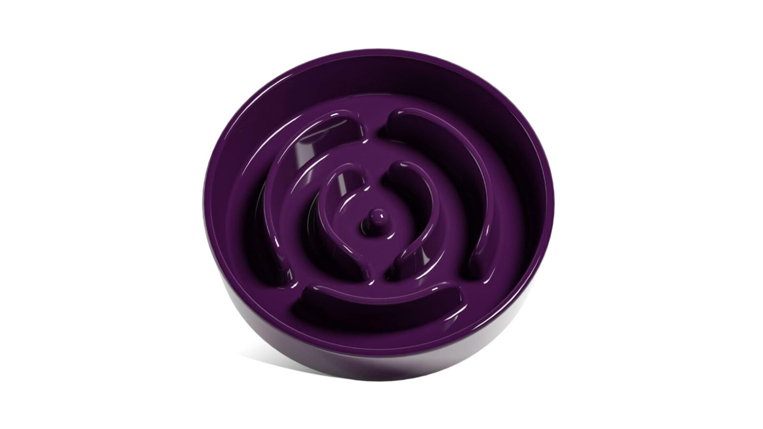 Purple ceramic slow feeder