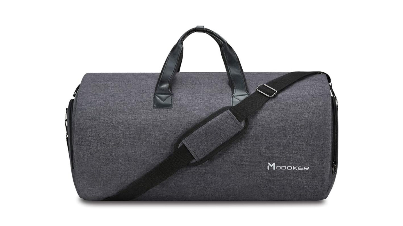 Gray duffle bag for holiday gift guide