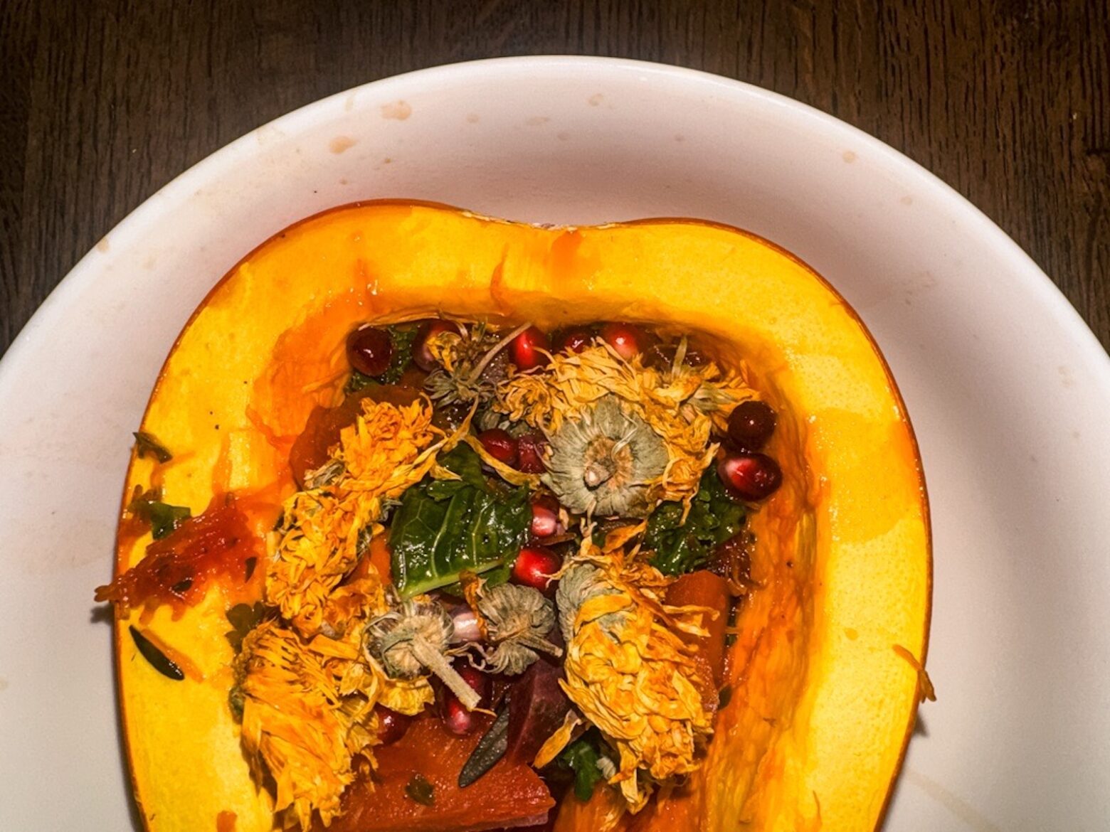 Paleo autumn stew finished in a bowl.