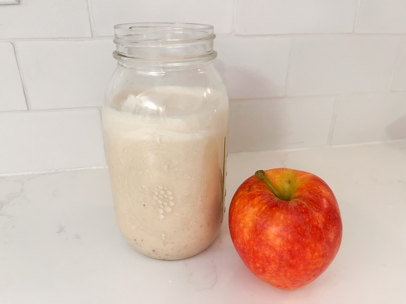 Apple pie spiced almond milk finished 2.
