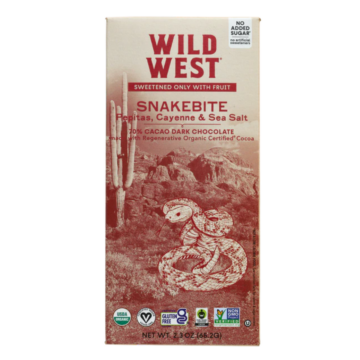 Snakebite chocolate bar from Wild West