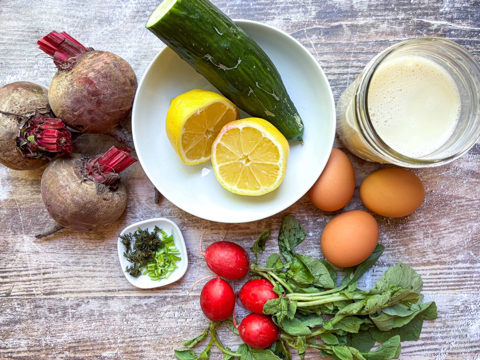 Ingredients for Beetroot Cold Soup