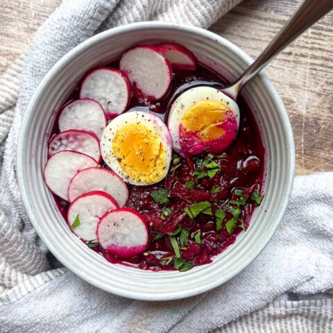 Finished Beetroot Cold Soup