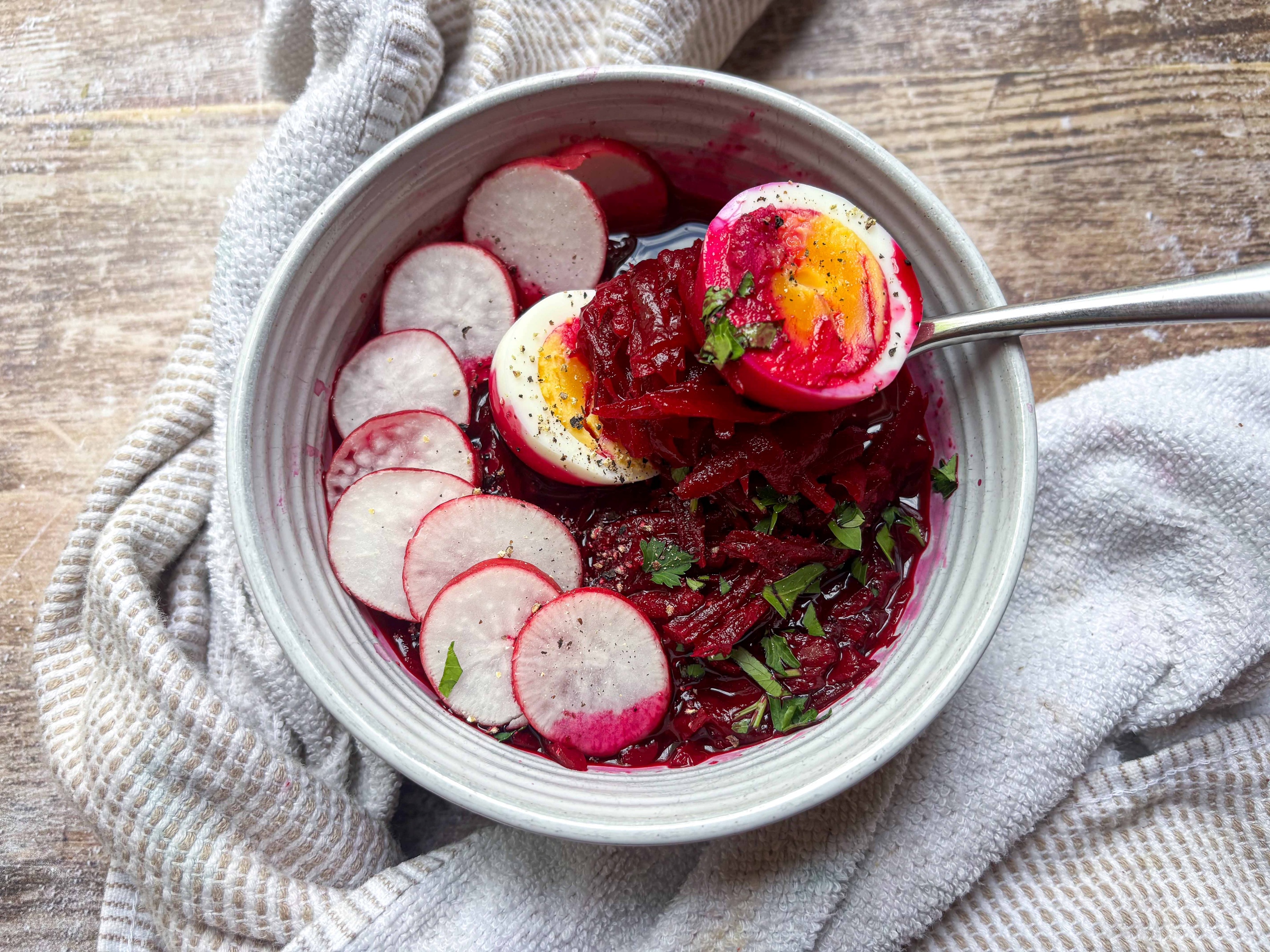 Finished Beetroot Cold Soup