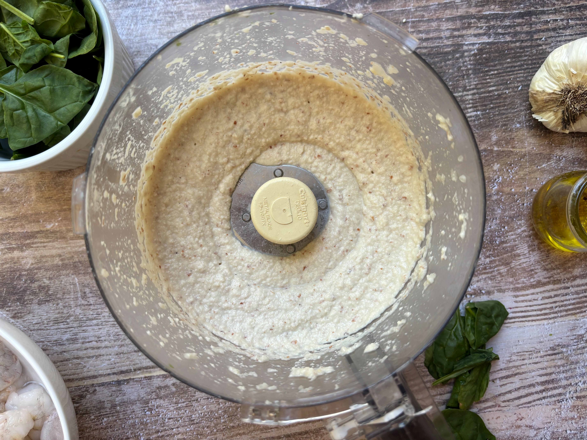 Dairy-free sauce for Paleo Garlic Shrimp Risotto